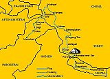 Reiseroute 1998 - Nepal, Tibet, China, Pakistan - Tibet Blog