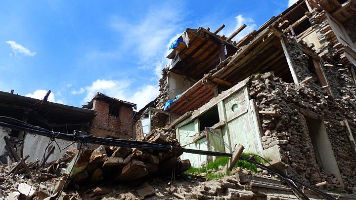 2015 - Baktapur nach dem Erdbeben - NEP-Erdbeben