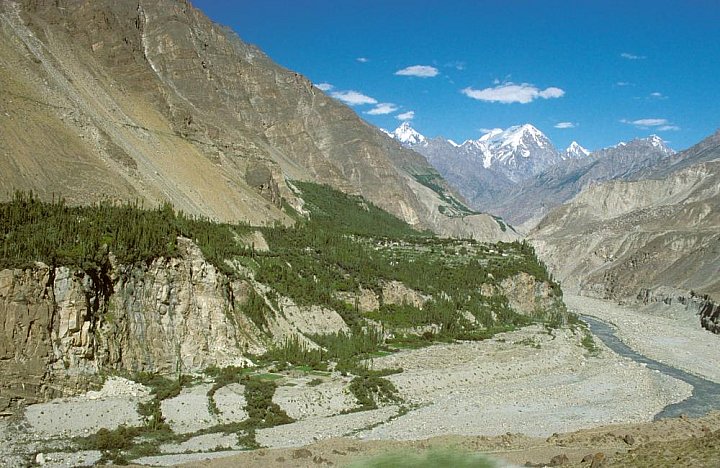 1998 - Karakorum-Gebirge im Hunza-Tal - Nord-Pakistan: Landschaft
