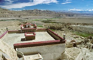 1998 - Blick &uuml;ber das Sutlej-Tal - West-Tibet: Sehensw&uuml;rdigkeiten
