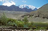 1998 - Borit See bei Passu im Hunza-Tal - Nord-Pakistan: Landschaft