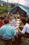 1998 - Camp-Fr&uuml;hst&uuml;ck in Simikot - Nepal-Blog