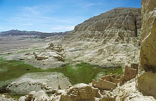 1998 - Blick &uuml;ber das Sutlej-Tal - West-Tibet: Sehensw&uuml;rdigkeiten