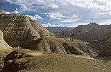 1998 - Sandstein-Erosionslandschaft bei Tsaparang - West-Tibet: Landschaft
