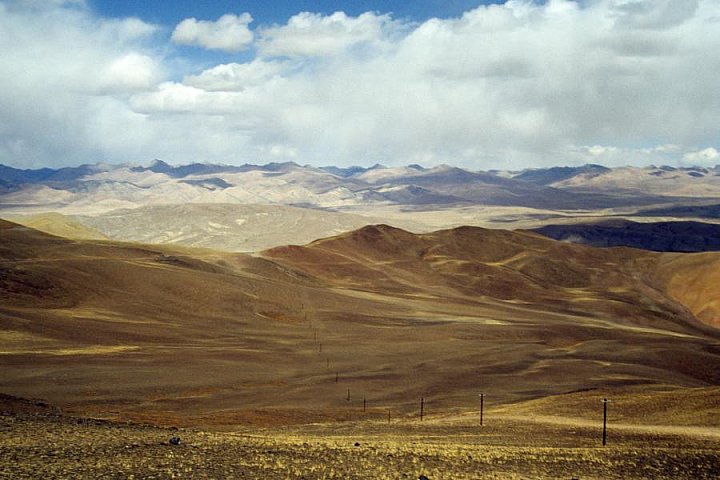1992 - tibetischs Hochplateau - West-Tibet: Landschaft