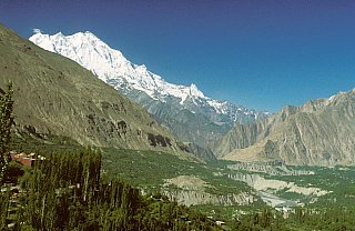 1998 - Ausblick auf das Hunza-Tal, Pakistan - Nord-Pakistan: Landschaft