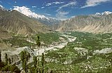 1998 - Blick von Duiker &uuml;ber das Hunza-Tal - Nord-Pakistan: Landschaft