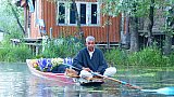 Kashmiri auf dem Weg zum schwimmenden Markt - Jammu & Kashmir: Land und Leute