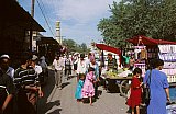 1998 - Basarstra&szlig;e in der Altstadt von Kashgar - China: Land und Leute