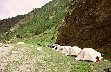 1998 - Camp am Karnali-Fluss - West-Nepal: Landschaft