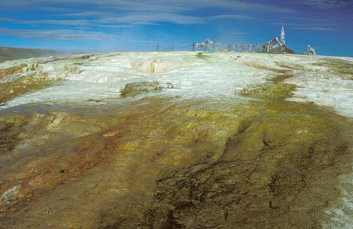 1998 - Die hei&szlig;en Quellen von Thirtapuri - West-Tibet: Landschaft