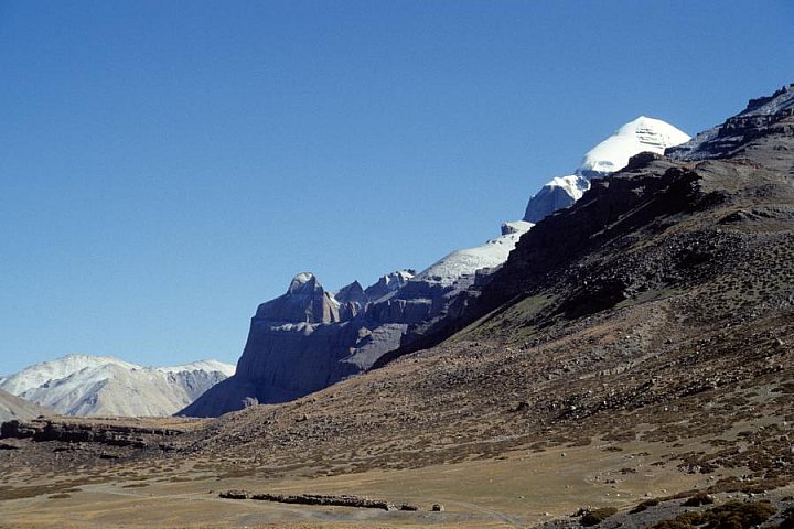 1992 - Kailash aus westlicher Richtung - West-Tibet: Landschaft
