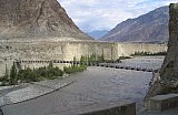 1998 - Br&uuml;cke &uuml;ber den Gilgit Fluss - Nord-Pakistan: Landschaft