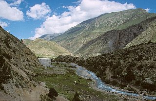 1998 - der Karnali-Fluss - West-Nepal: Landschaft