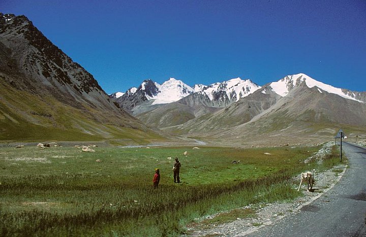 1998 - Fahrt zum Kunjerab Pass - West-China: Landschaft