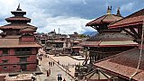 Dubar Square von oben, Pathan, Nepal - NEP-Erdbeben
