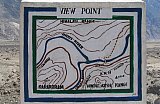 1998 - Geographische Schautafel am KKH - Nord-Pakistan: Landschaft