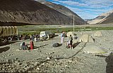 1998 - Camp in der N&auml;he von Mazar - West-Tibet: Landschaft