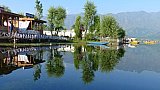 Hausboote auf dem Dal See - Jammu & Kashmir: Landschaft