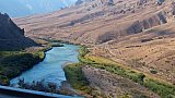 Idyllisches Aras-Flusstal - Nord-Iran: Landschaft