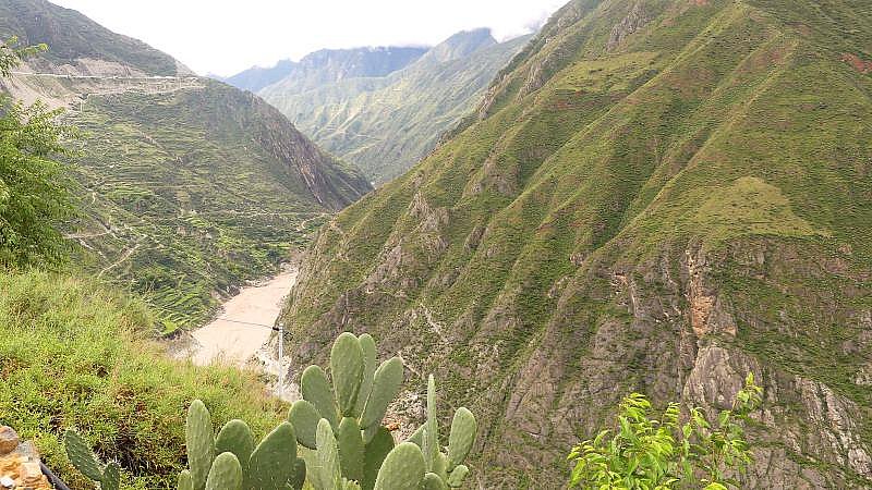 Blick auf den Mekong - S&uuml;d-Ost-Tibet: Landschaft