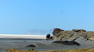 Landschaft beim Urumiye Salzsee - Nord-Iran: Landschaft