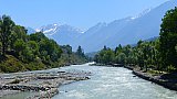 Blick &uuml;ber das Tal des Sindh Flusses - Jammu & Kashmir: Landschaft