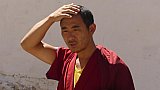 M&ouml;nch im Dhandrumping Kloster - S&uuml;d-Ost-Tibet: Land und Leute