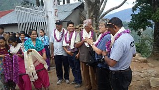 2015 - Begr&uuml;&szlig;ungsfoto - Ost-Nepal: Land und Leute
