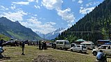 Warteschlange vor dem Zoji La Pass - Jammu & Kashmir: Landschaft