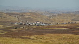 Fruchtbare Landschaft zwischen Marageh und  Qazvin - Nord-Iran: Landschaft