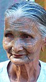 &Auml;ltere Chin-Dame - West-Myanmar: Land und Leute