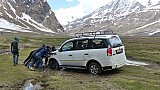 Fahrzeug wird  befreit - IND-Blog-Bilder