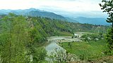 2015 - Fluss und Terassenfelder im Langtang-Gebiet - Helambu-Langtang: Landschaft