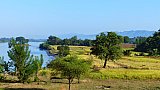 Flusslandschaft in West-Myanmar - West-Myanmar: Landschaft
