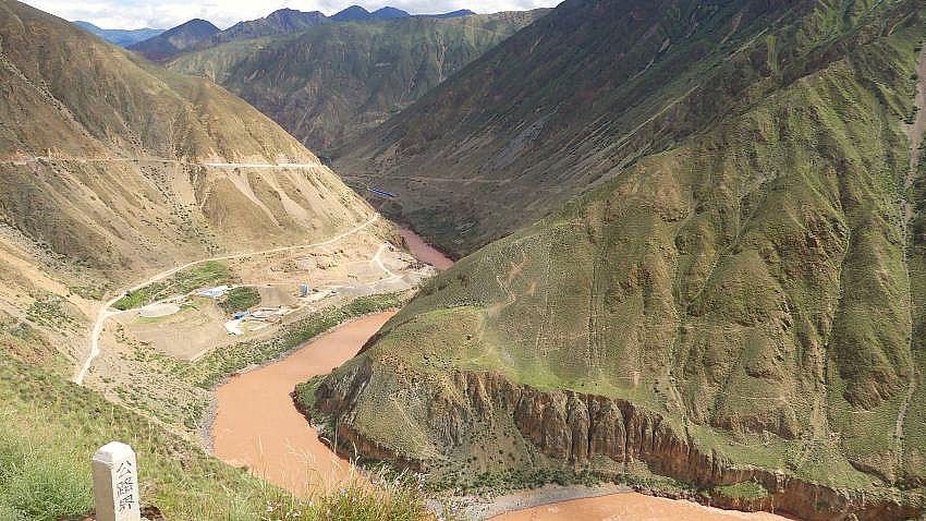Blick auf die Mekong-Schlucht - S&uuml;d-Ost-Tibet: Landschaft