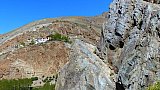 Blick vom Karsha Kloster auf das Nonnenkloster nebenan - Zanskar: Landschaft