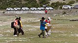 Chinesische Touristen am Rawu See - S&uuml;d-Ost-Tibet: Landschaft