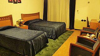 Zimmer im Sefid Kenar Hotel in Bandar Anzali - Nord-Iran: Essen & Schlafen