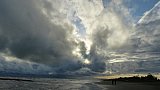 Strand am Kaspischen Meer bei Bandar Anzali - Nord-Iran: Landschaft