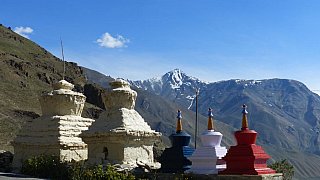 Chorten beim Stongde Kloster - Zanskar: Sehensw&uuml;rdigkeiten