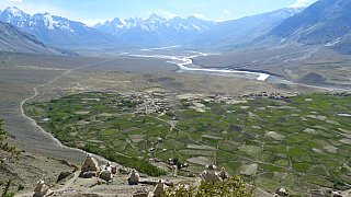 Blick auf das Zanskar-Tal - Zanskar: Landschaft