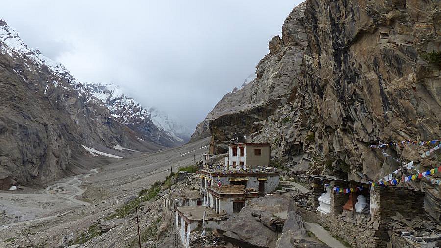 H&ouml;hlenkloster Zongkhul - Zanskar: Sehensw&uuml;rdigkeiten