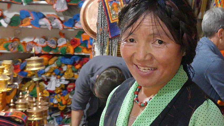 Tibeterin in Samye - Zentral-Tibet: Land und Leute
