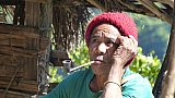Chin-Mann mit Pfeife - West-Myanmar: Land und Leute