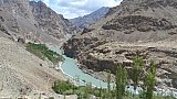 Blick auf das Flusstal des Indus - Ladakh: Landschaft