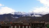 Schnee in den Bergen um Lhasa - Zentral-Tibet: Landschaft