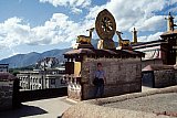1992 - Blick vom Jokhang Tempel zum Potala - Zentral-Tibet: Sehensw&uuml;rdigkeiten