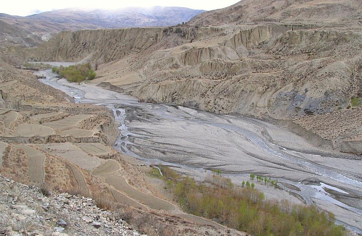 2006 - Blick auf das Tal von Chusum - Zentral-Tibet: Landschaft