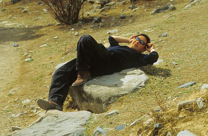 2006 - Lobsang unser Fahrer - Zentral-Tibet: Land und Leute